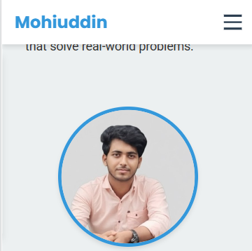 Portfolio Website Screenshot